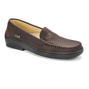 2693 - Brown Sahara Leather Soft Loafer for Girl by London Kids