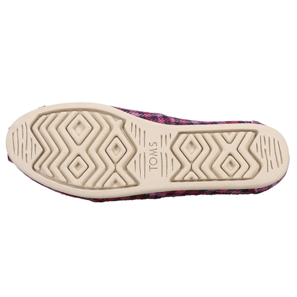 Alpargata Plaid Slip On Flats