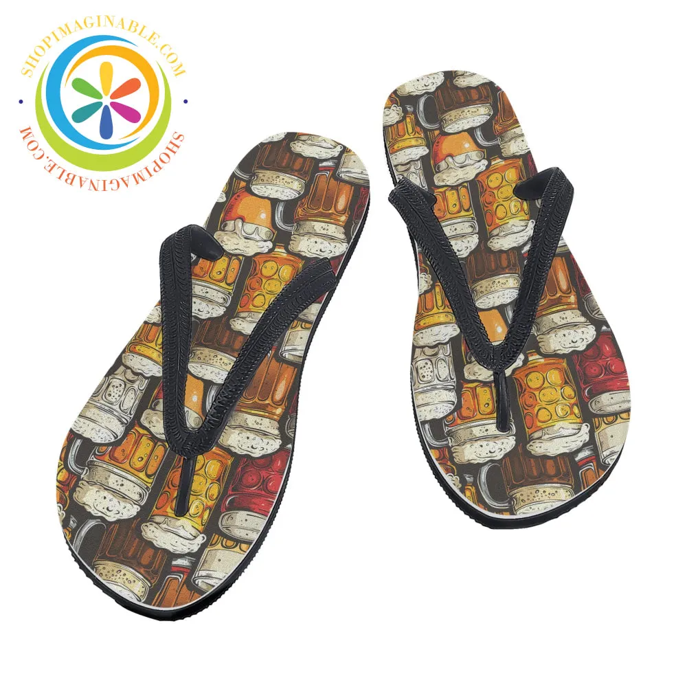 Beer Drinkers Men's & Ladies Flip-Flops