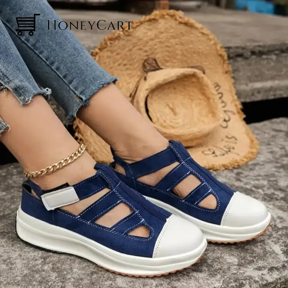 Canvas Sports Heel Support Women Breathable Shoes Sandals