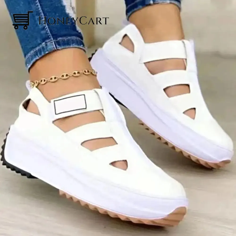 Canvas Sports Heel Support Women Breathable Shoes Sandals