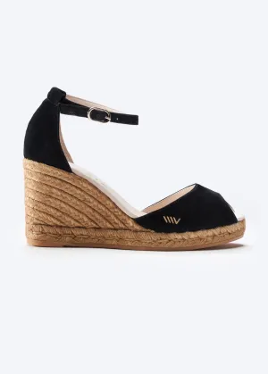 Caprubi Suede Espadrille Sandal Wedges