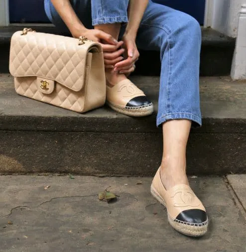 Chanel Leather Espadrilles