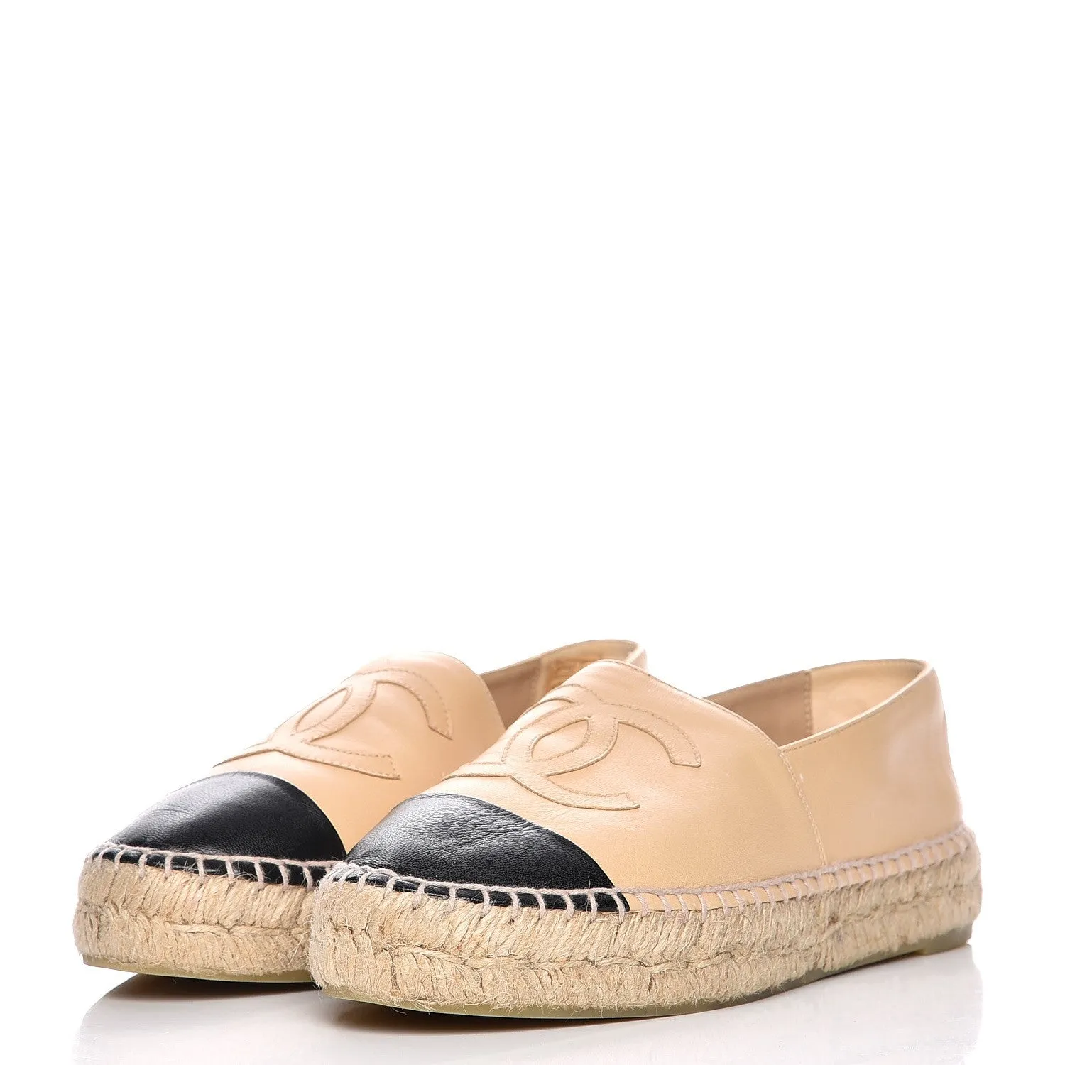 Chanel Leather Espadrilles