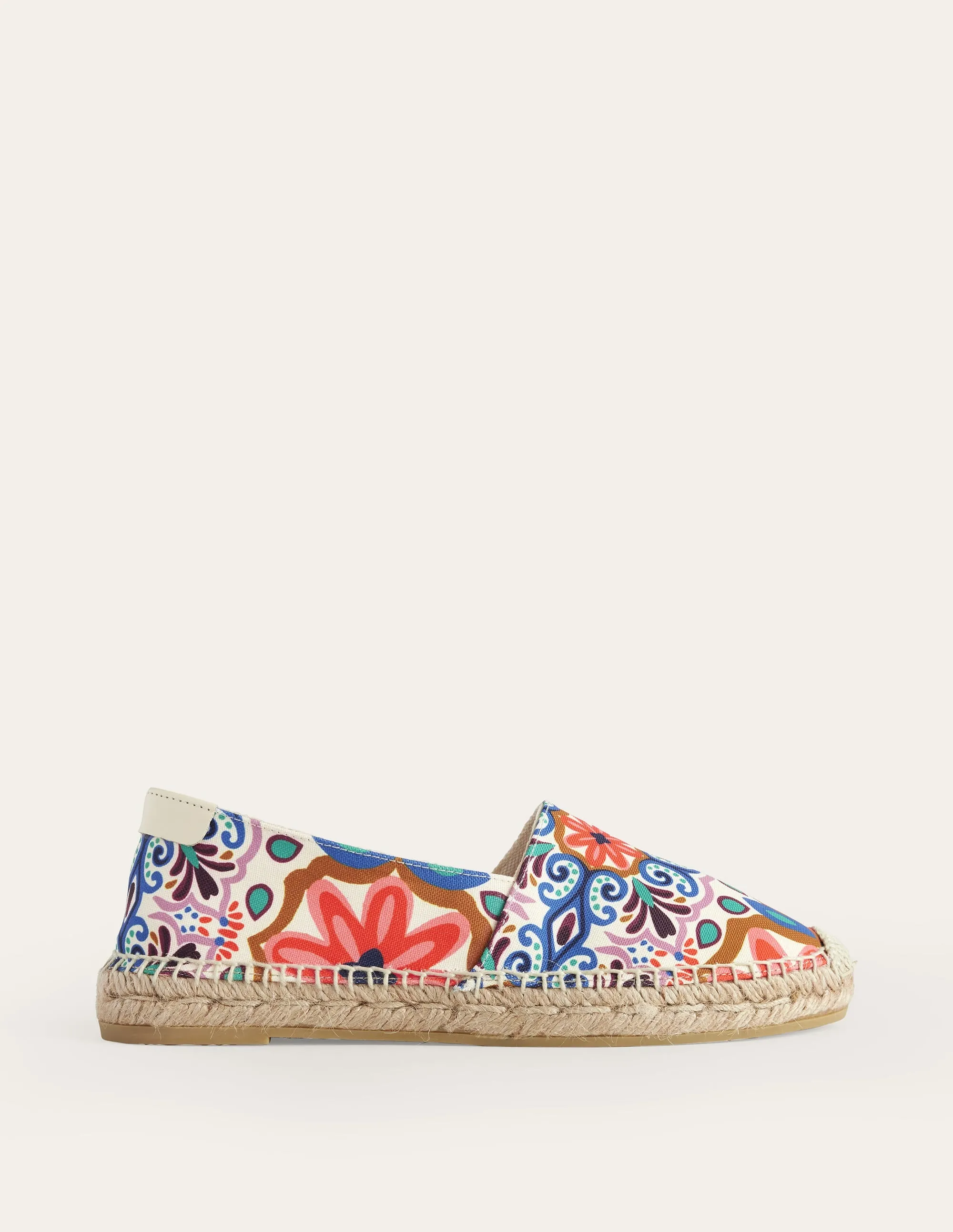 Classic Flat Espadrilles-Ivory, Tapestry