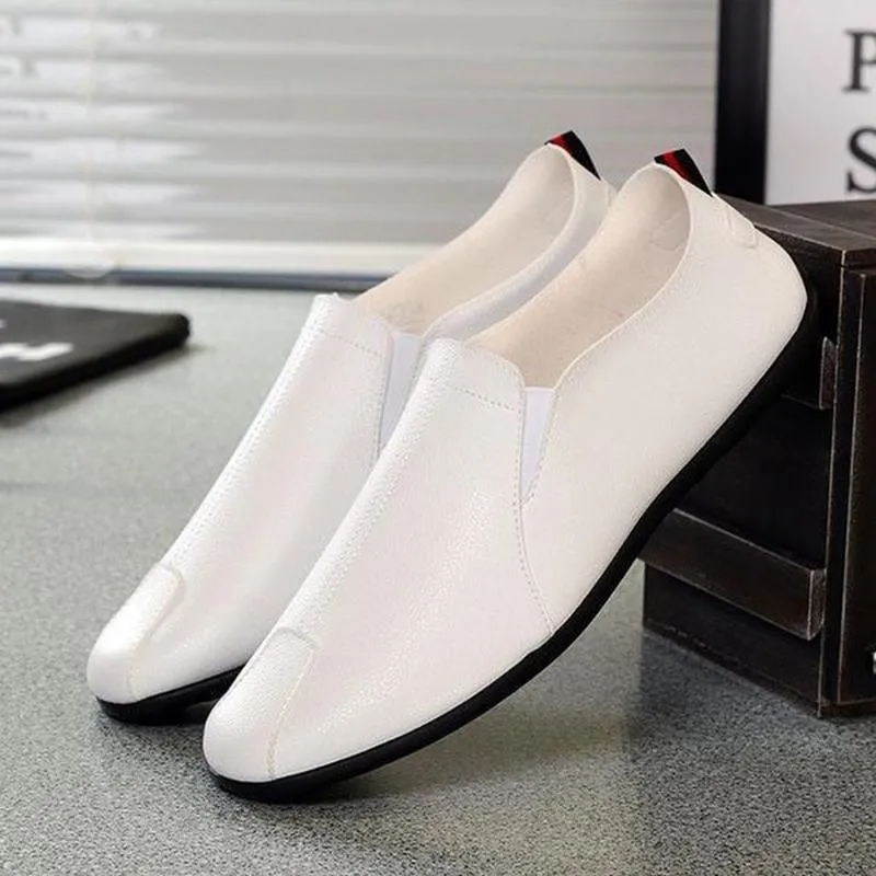 Comfortable Leather Flats Casual Loafers