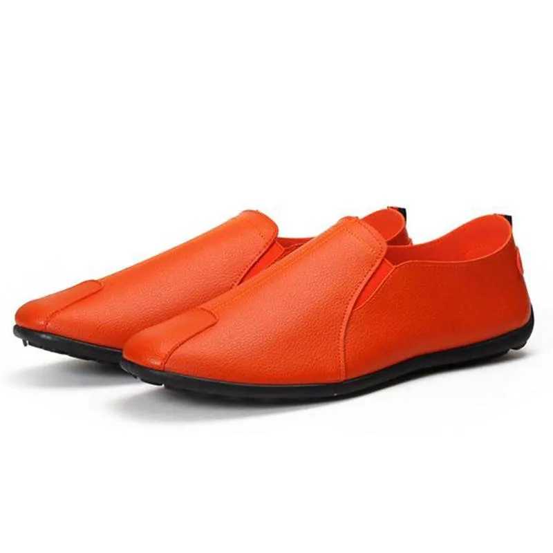 Comfortable Leather Flats Casual Loafers