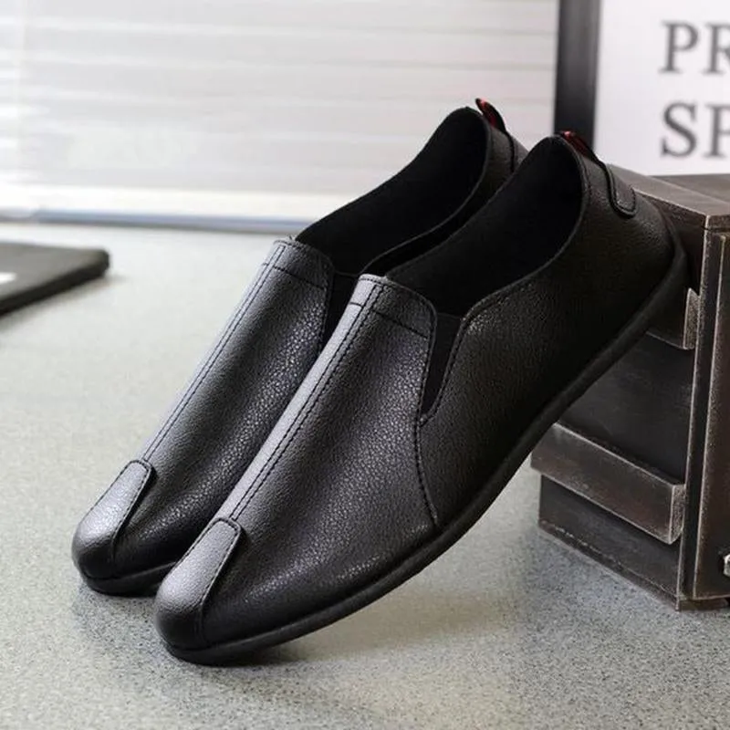 Comfortable Leather Flats Casual Loafers