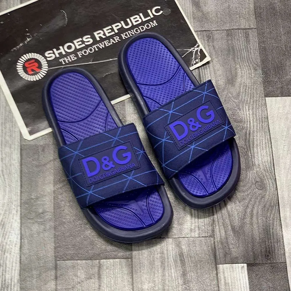 Dolce & Gabbana DG Slide - Royal Blue Pool Slides