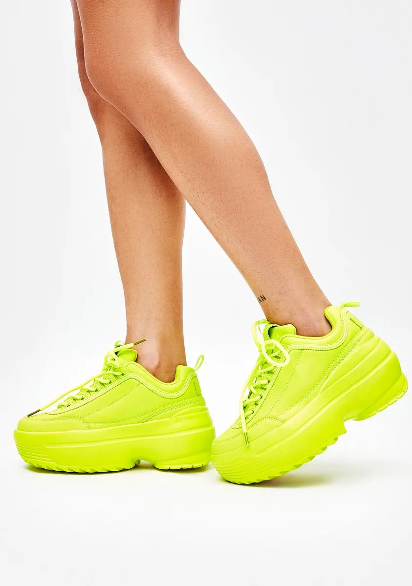 Electric Rec League Platform Sneakers