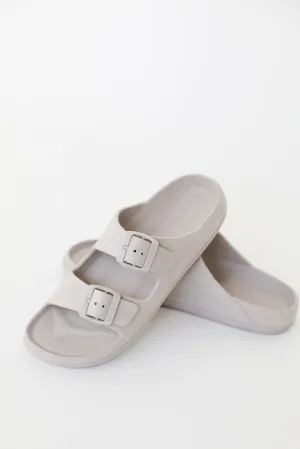 FINAL SALE - Maui Buckled Slide Sandals