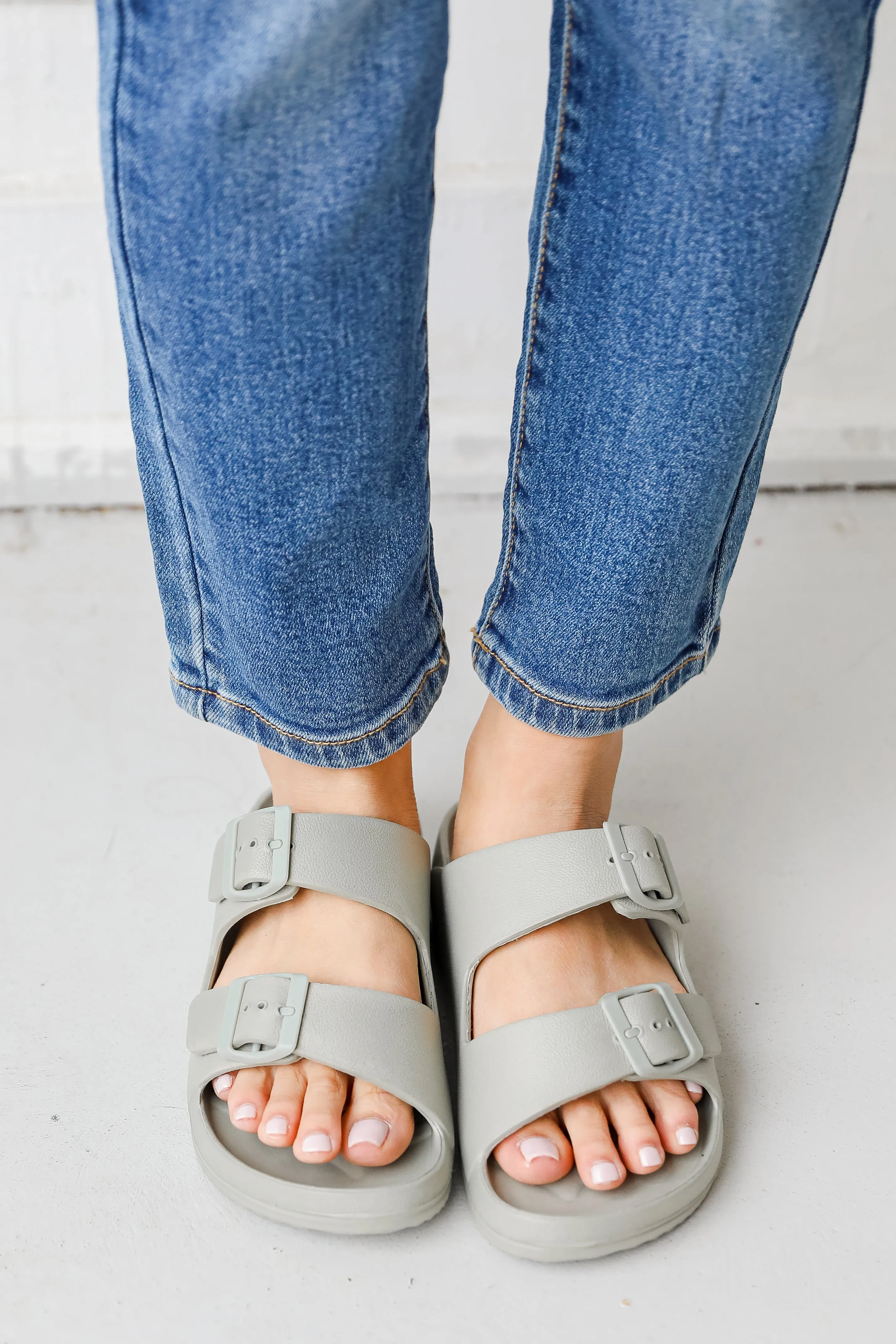 FINAL SALE - Maui Buckled Slide Sandals