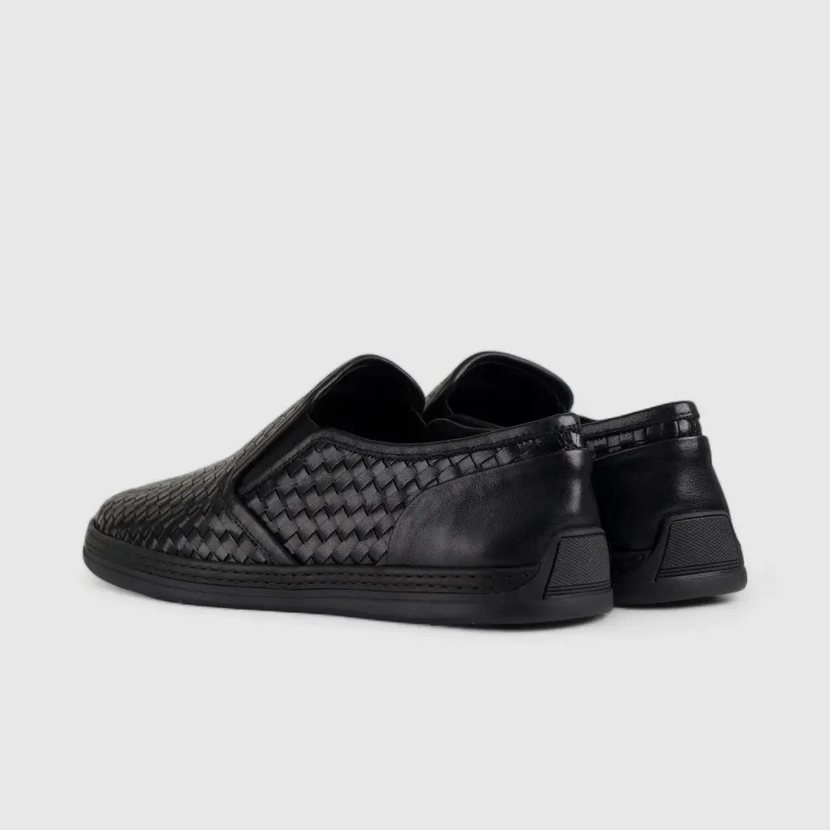 Formales Leather Loafers Black TS725-2