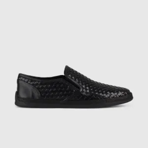 Formales Leather Loafers Black TS725-2