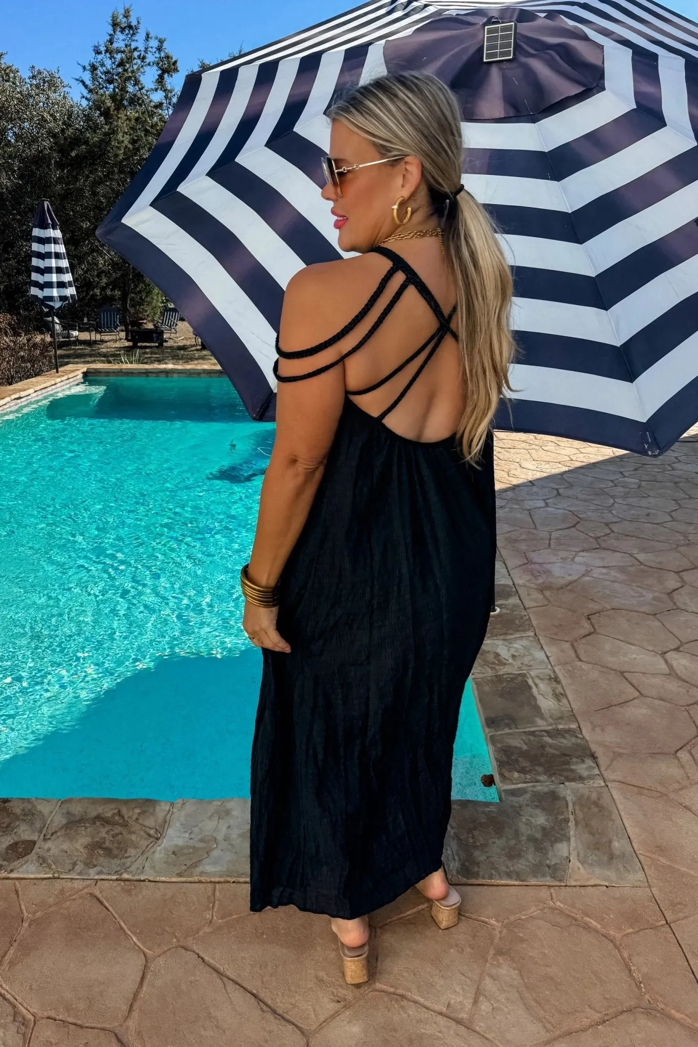 Grecian Goddess Strappy Dress