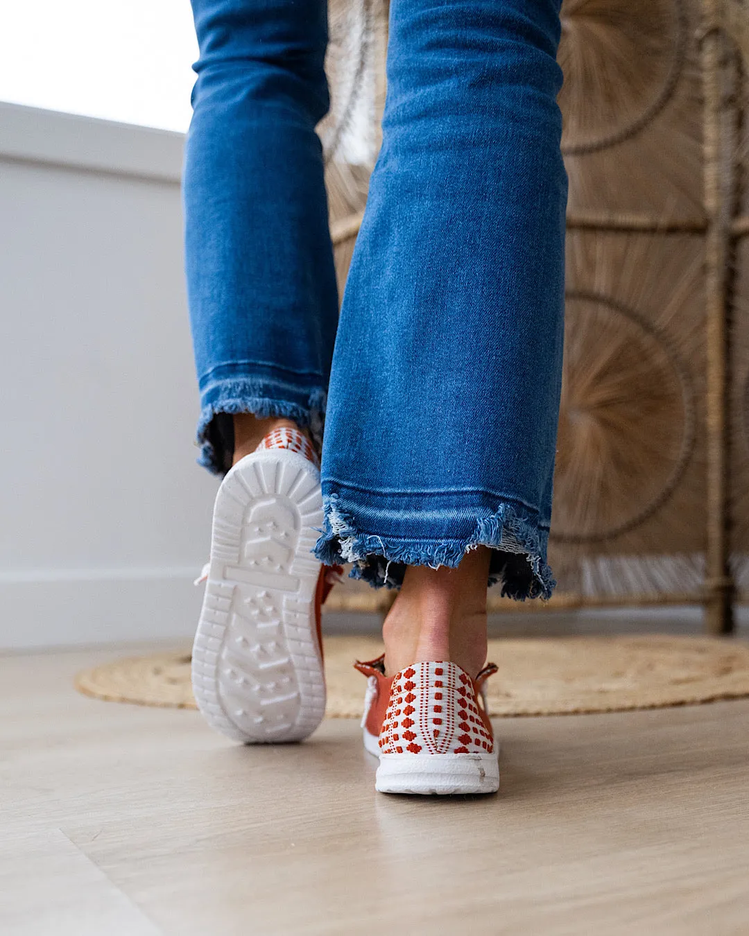 Gypsy Jazz Hazel Slip on Sneakers - Rust