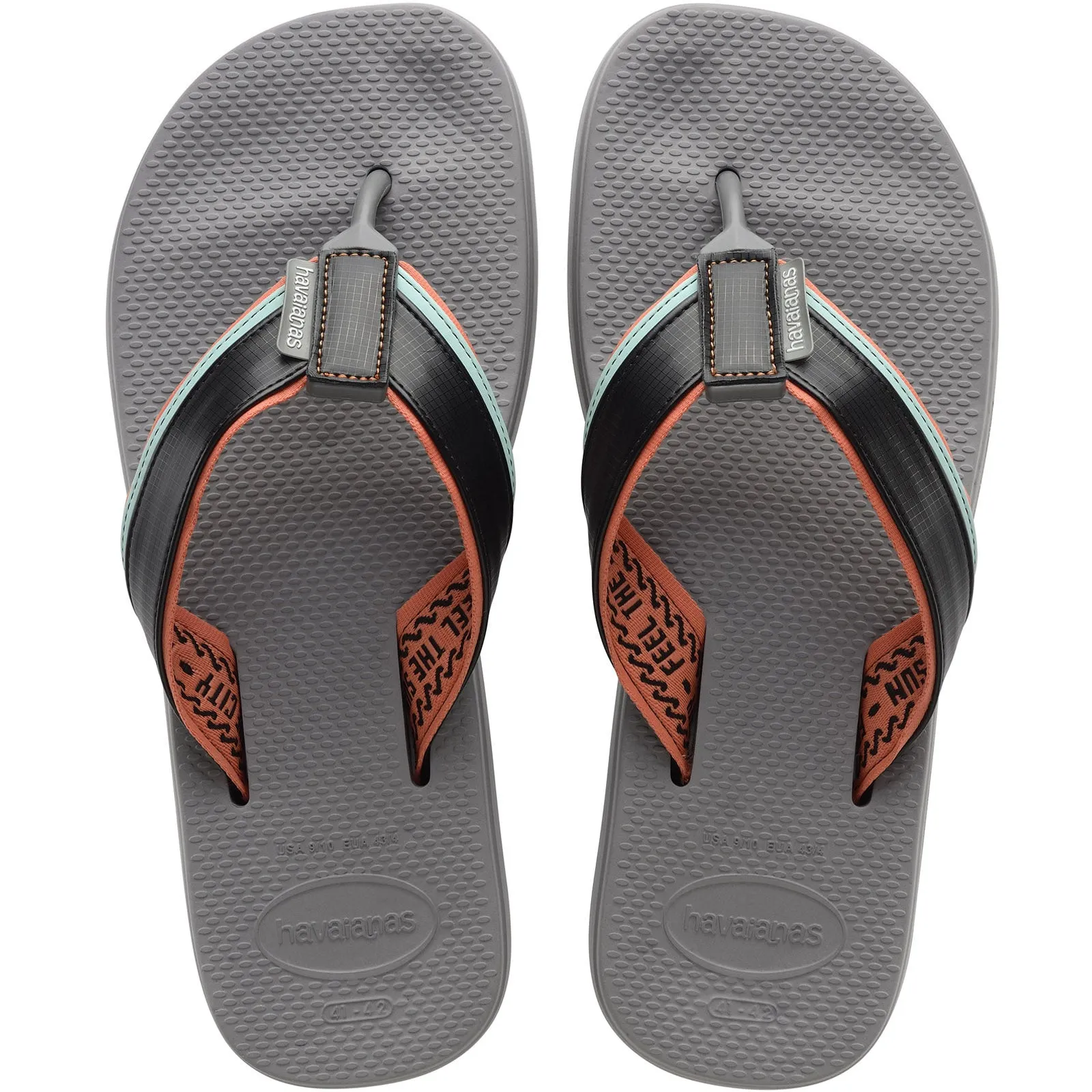 Havaianas New Urban Tech Flip Flops - Black