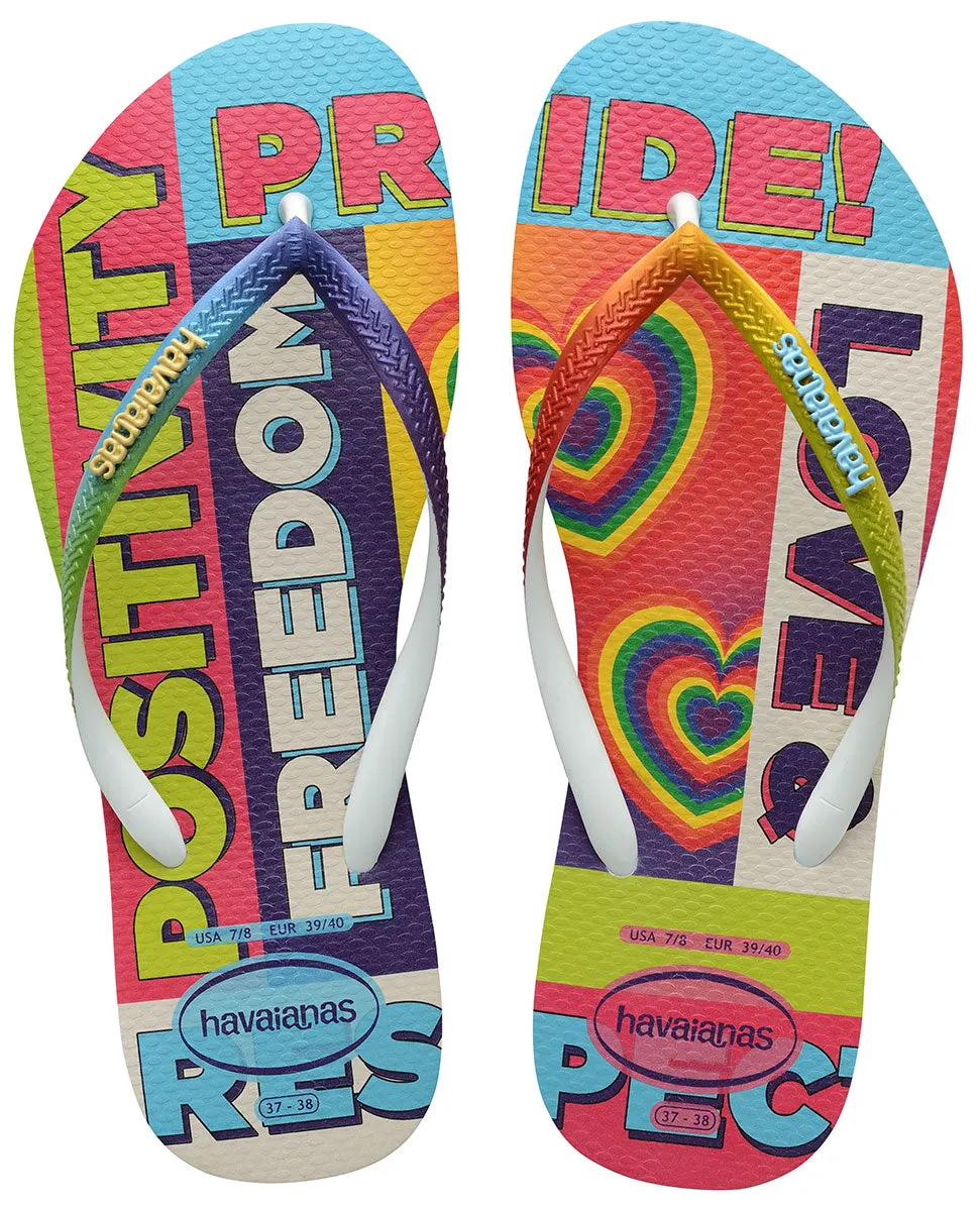 Havaianas Slim Pride Rainbow In Multi Colour For Womens