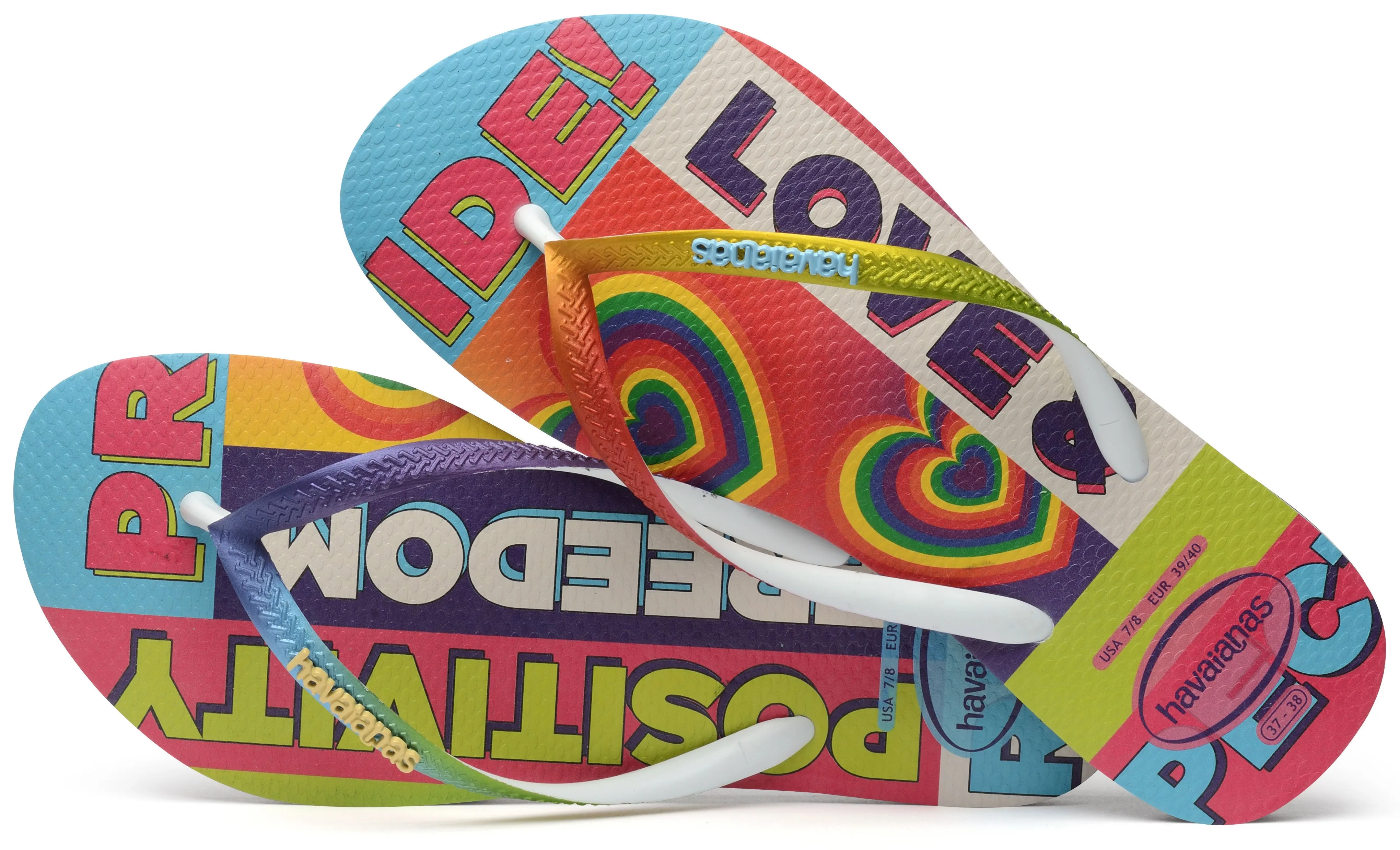 Havaianas Slim Pride Rainbow In Multi Colour For Womens