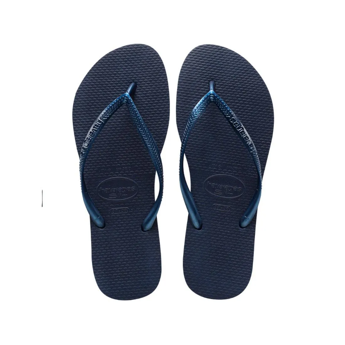 Havaianas Women's Flip Flops Slim Metallic - Navy Blue