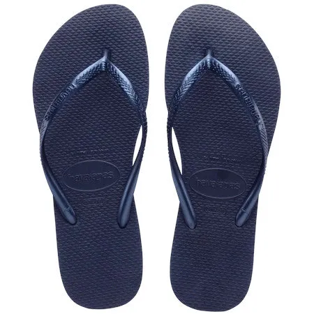 Havaianas Womens Slim Gloss Sandal Navy Navy