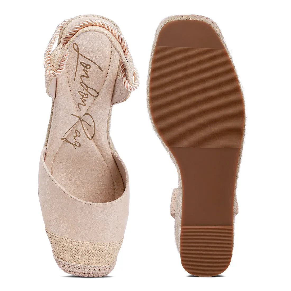 Lace-Up Crochet Espadrilles