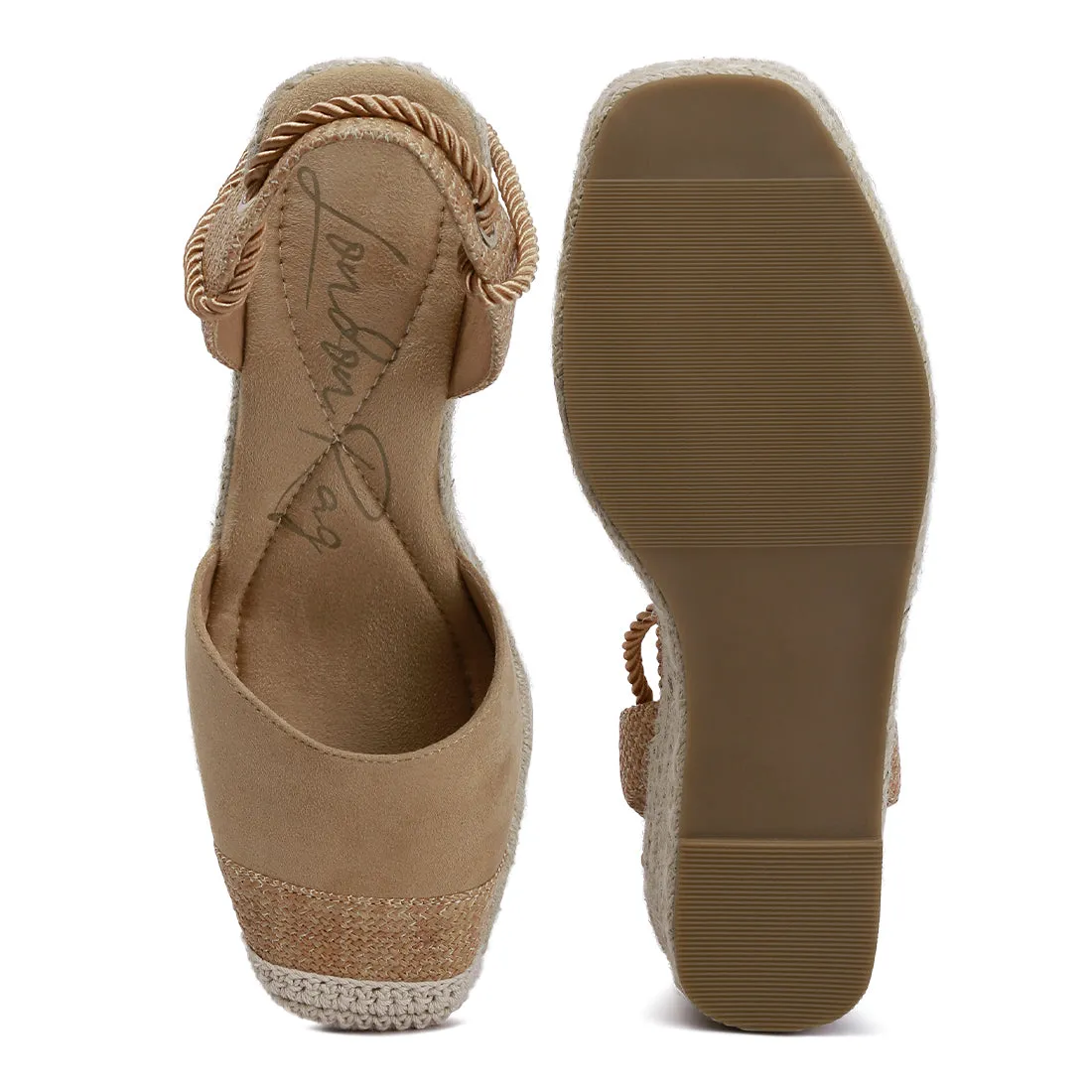 Lace-Up Crochet Espadrilles