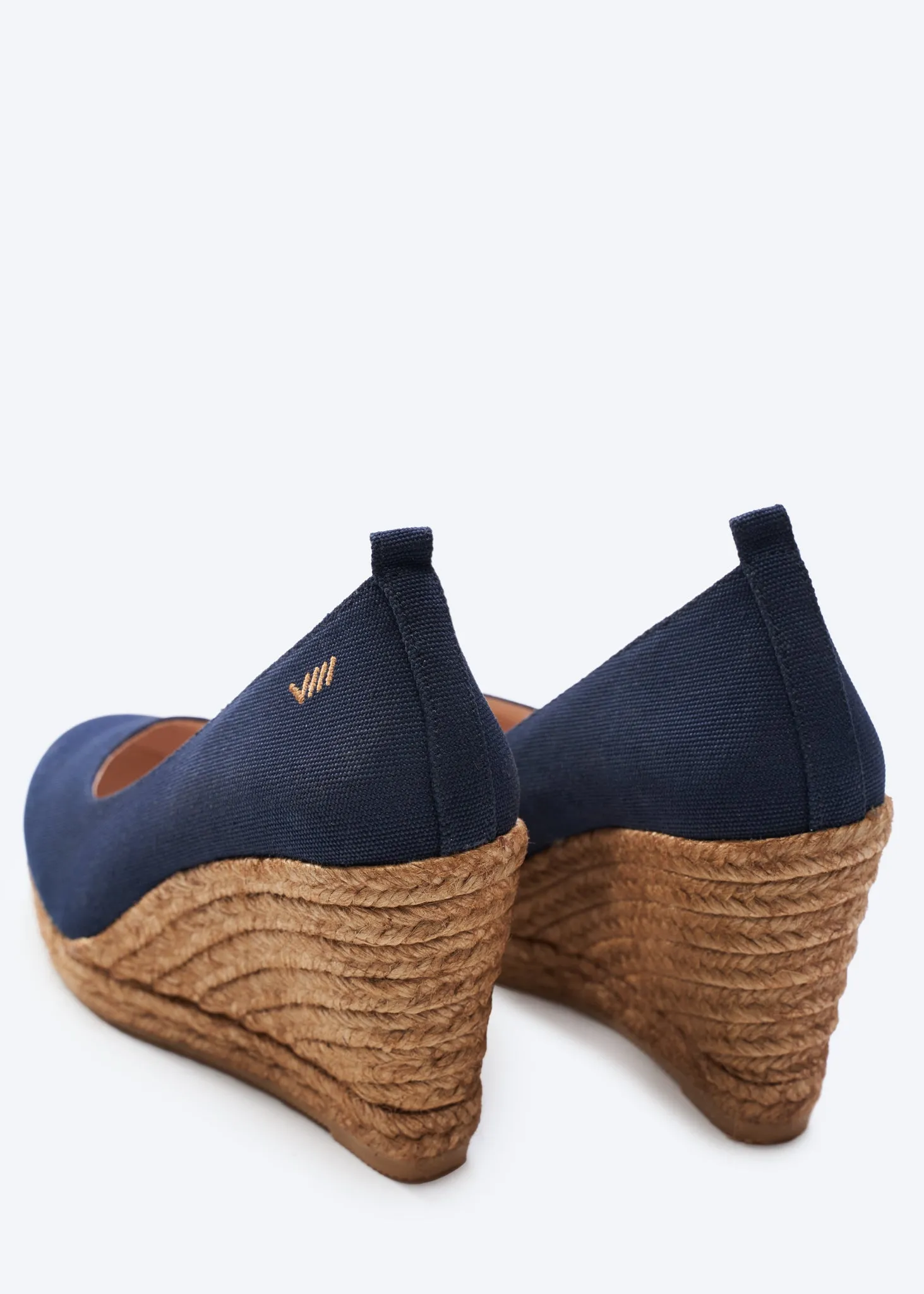 Marquesa Canvas Espadrille Wedge Pumps