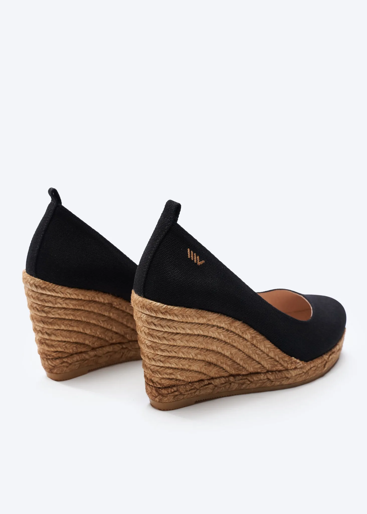 Marquesa Canvas Espadrille Wedge Pumps