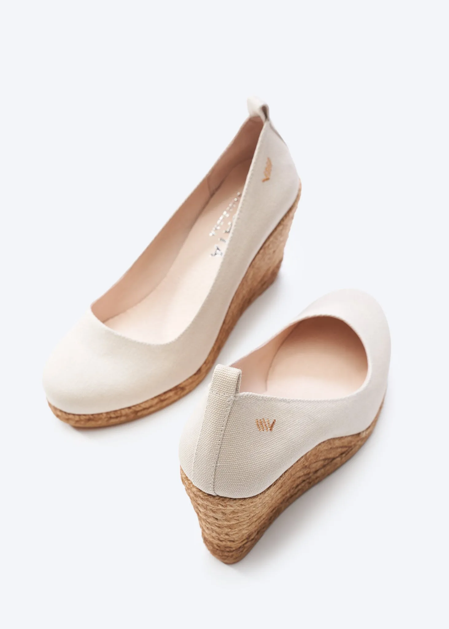 Marquesa Canvas Espadrille Wedge Pumps