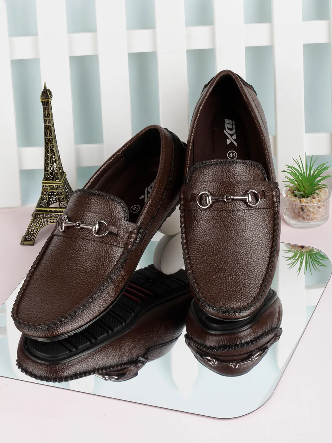 Men's Brown Casual Loafer  (IX4102)