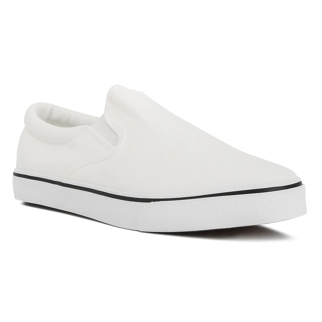 Merlin Canvas Slip On Sneakers