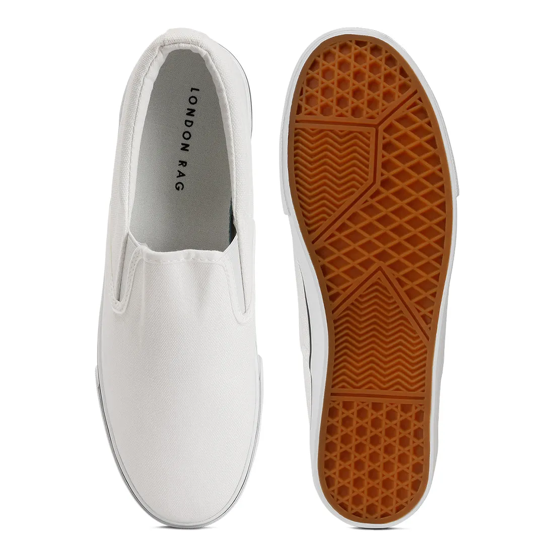 Merlin Canvas Slip On Sneakers