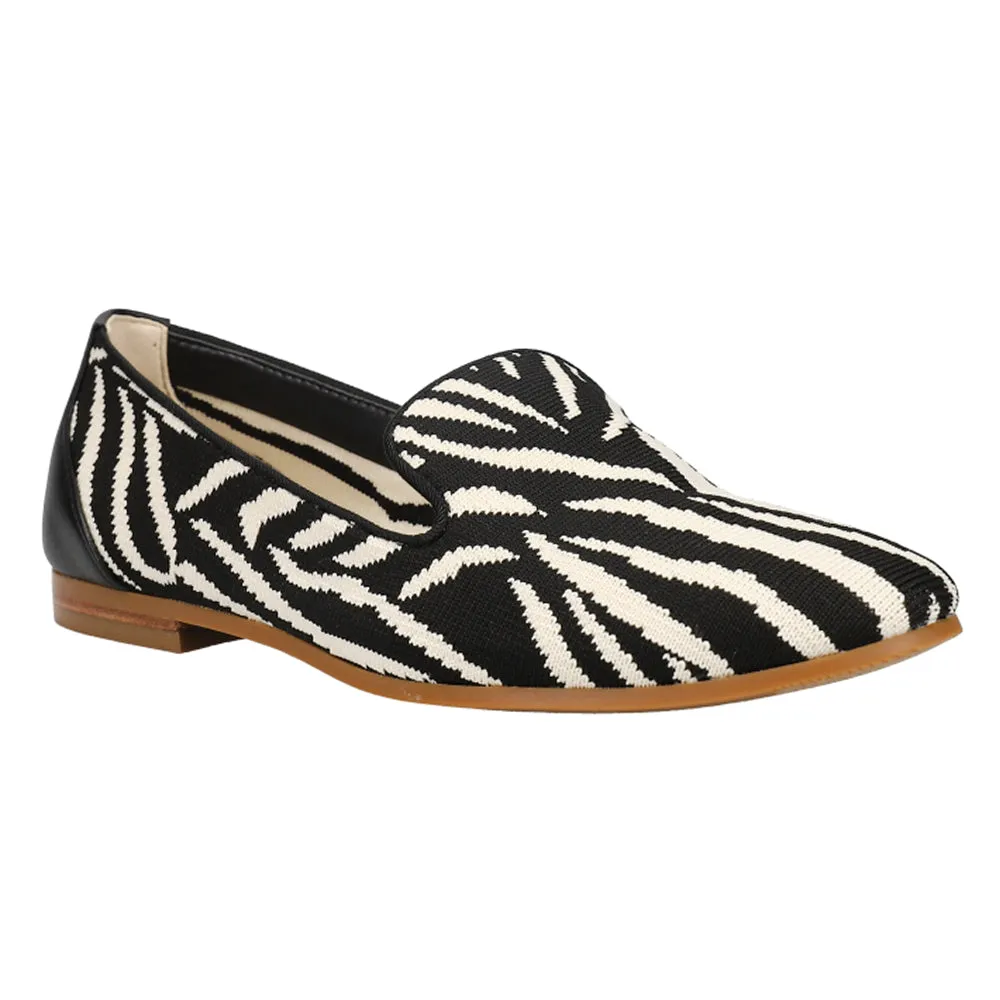 Modern Classics Zebra Slip On Flats