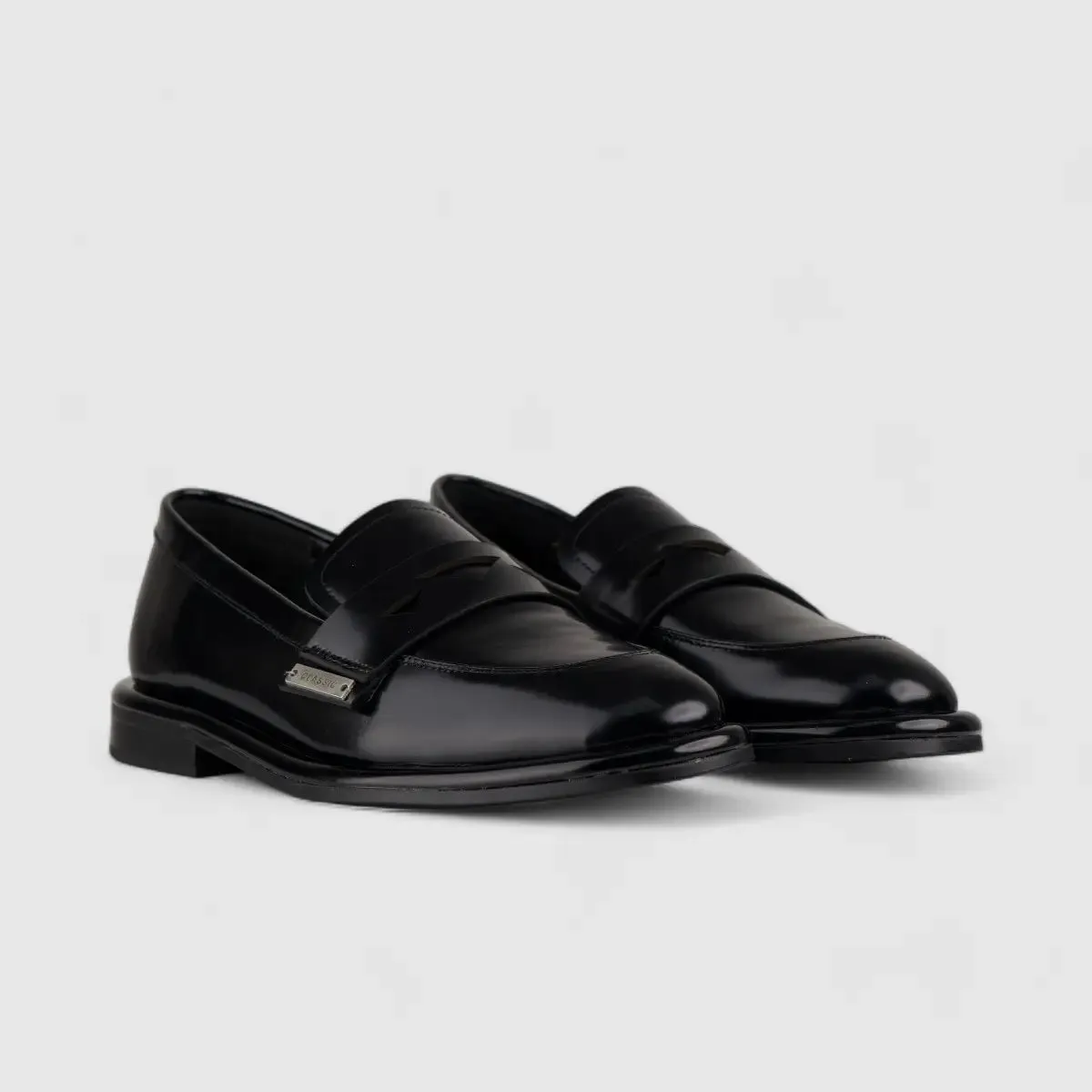 Morbido Ladies Loafers Black BIL001