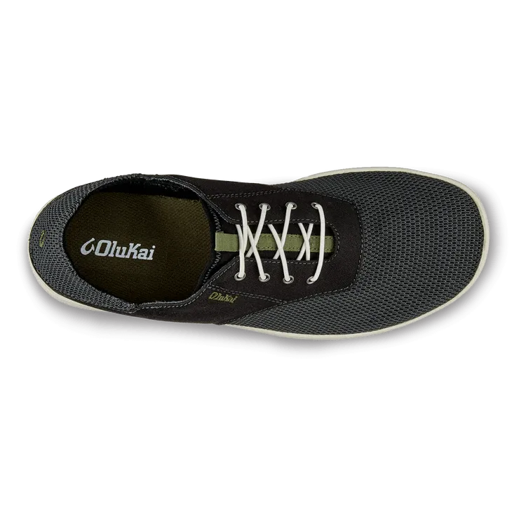 OluKai Men's Nohea Moku Shoes- Black