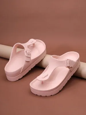 Pink PU Slip-On Flats (TC-RS3480-PNK)