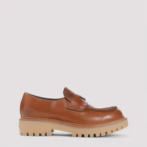 PRADA St Moritz Leather Loafers