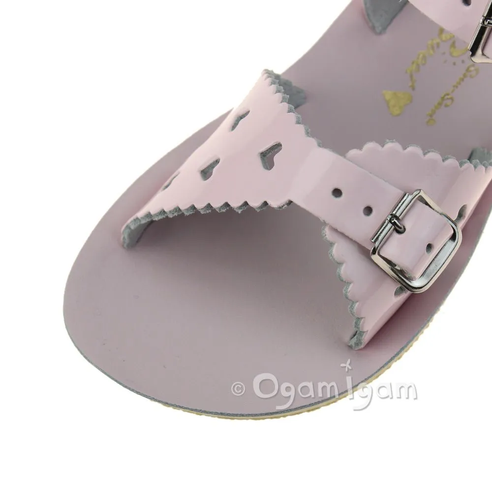 Salt-Water Sweetheart Girls Shiny Pink Sandal