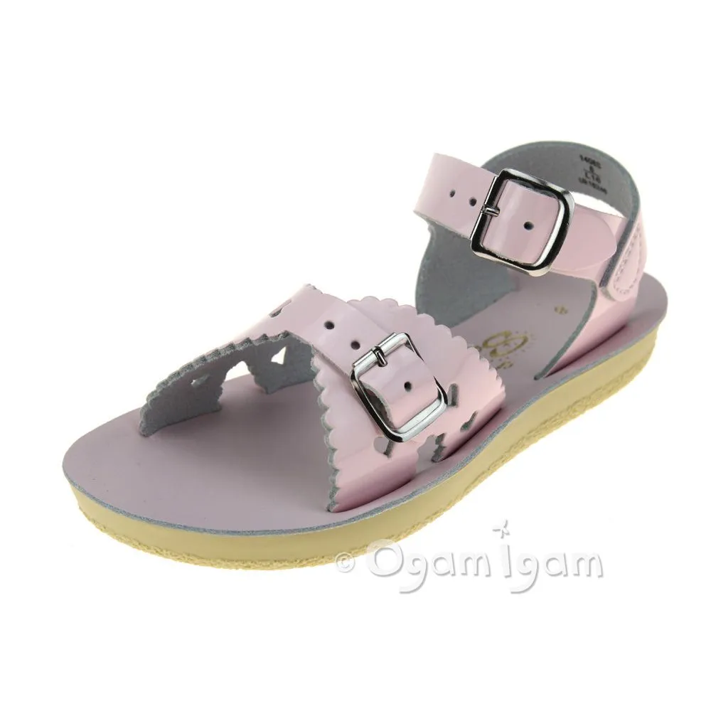 Salt-Water Sweetheart Girls Shiny Pink Sandal