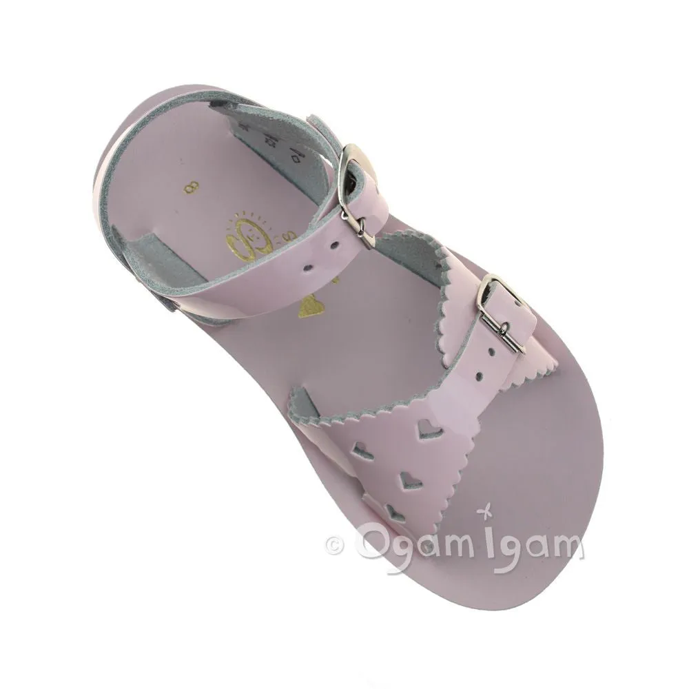 Salt-Water Sweetheart Girls Shiny Pink Sandal