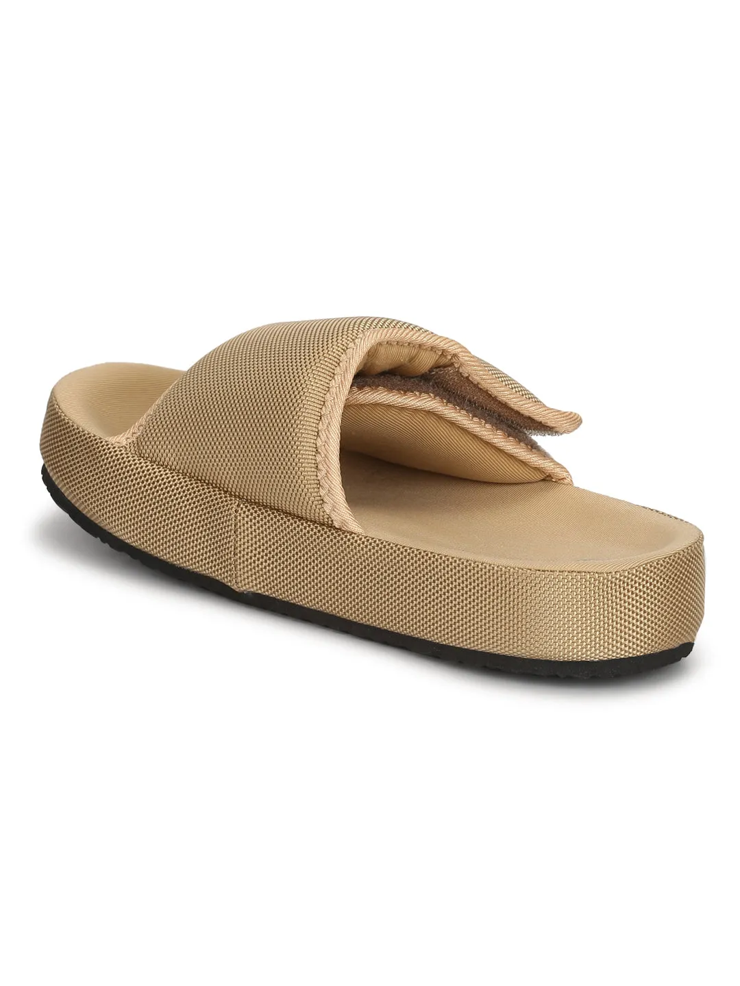 Sand Broad Strap Slip-on Flats