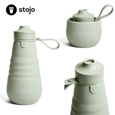 Stojo collapsible Sports Water Bottle 20oz