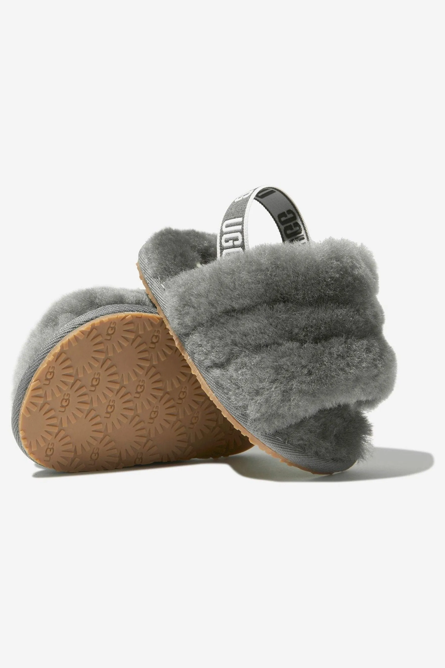 UGG Baby Fluff Yeah Slides And Blanket Gift Set