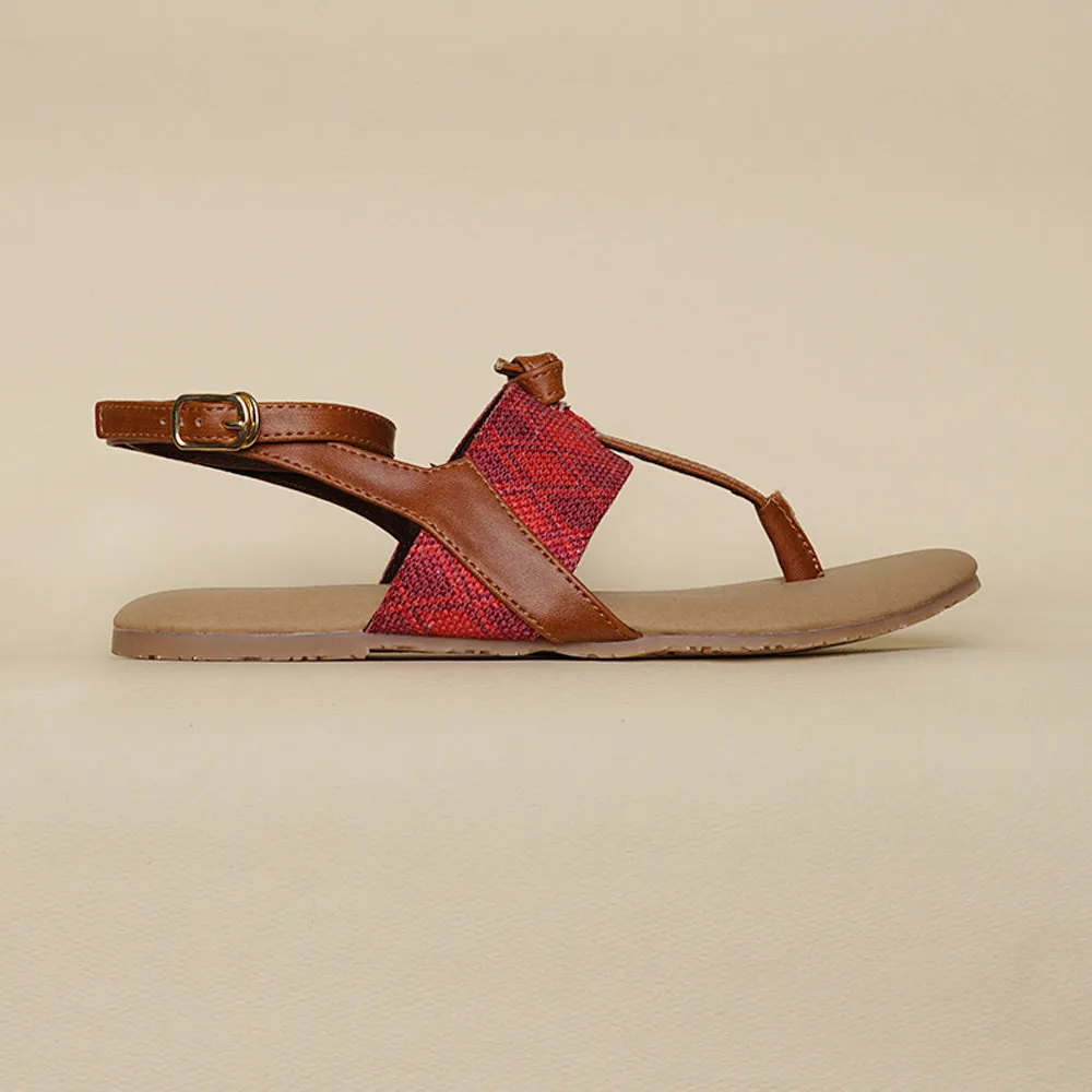 Wadiyar Diamond T Strap Sandal