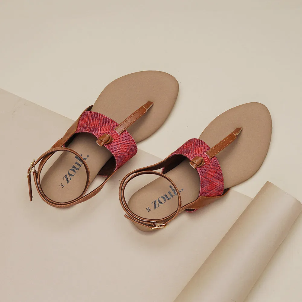 Wadiyar Diamond T Strap Sandal